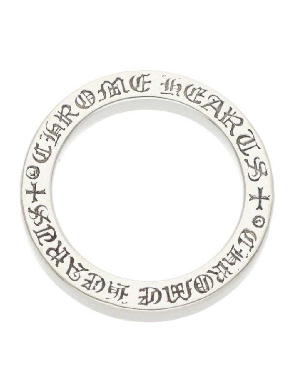Chrome Hearts Spacer Pln Plain Silver Ring